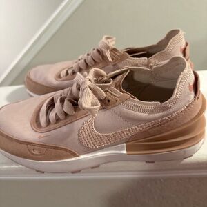 Nike Waffle One Trainer Womens Tennis Shoes Pink Oxford Rose Size 6.5
